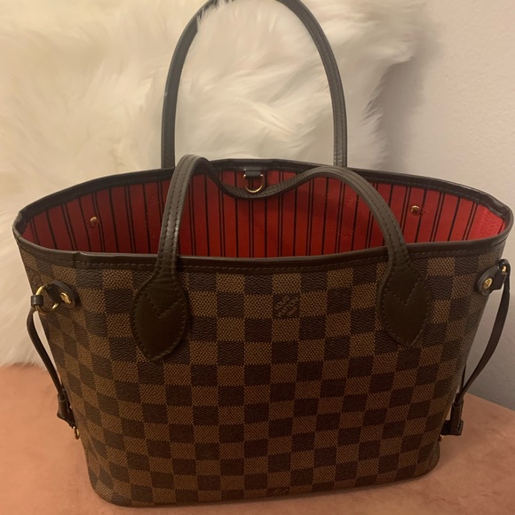 LOUIS VUITTON Neverfull PM Damier Ebene Authentic - Picture 7 of 16